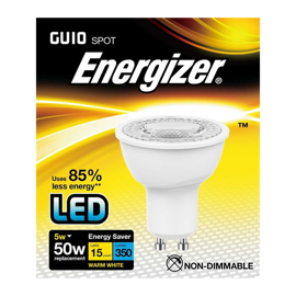 Energizer GU10 LED spot 4,2w 345lumen (50w)